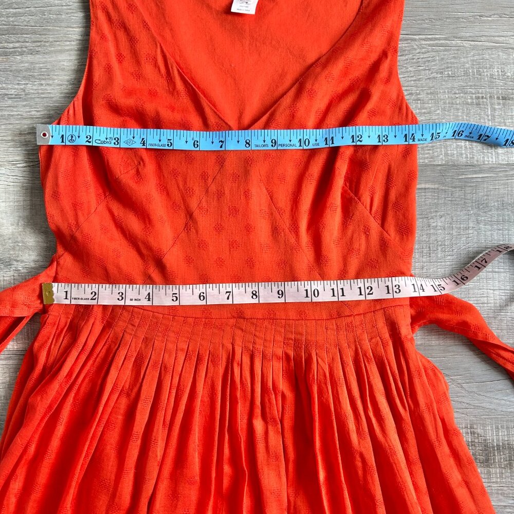 J. Crew Cecilia Midi Eyelet Dress with POCKETS in Red Poppy (size 2) - Picture 9 of 12